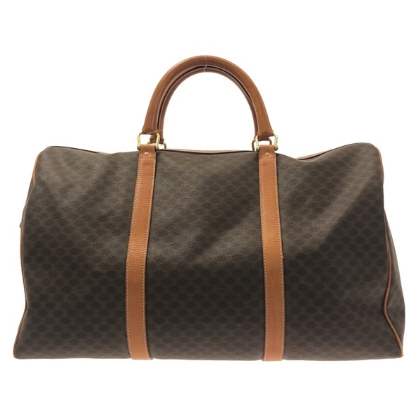 Celine Macadam Pattern Boston Bag Brown - Picture 3 of 12